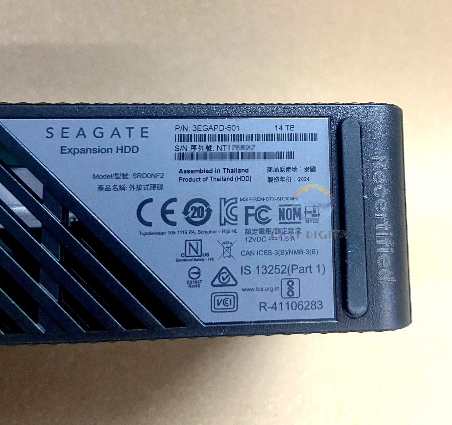 Seagate STKP14000400 14TB Expansion 3.5" USB 3.0 Desktop External Hard Drive