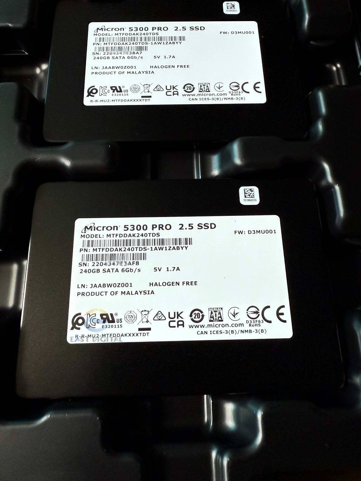 Micron 5300 PRO MTFDDAK240TDS 240GB 2.5" 6Gb/s SATA SSD MTFDDAK240TDS-1AW1ZABYY