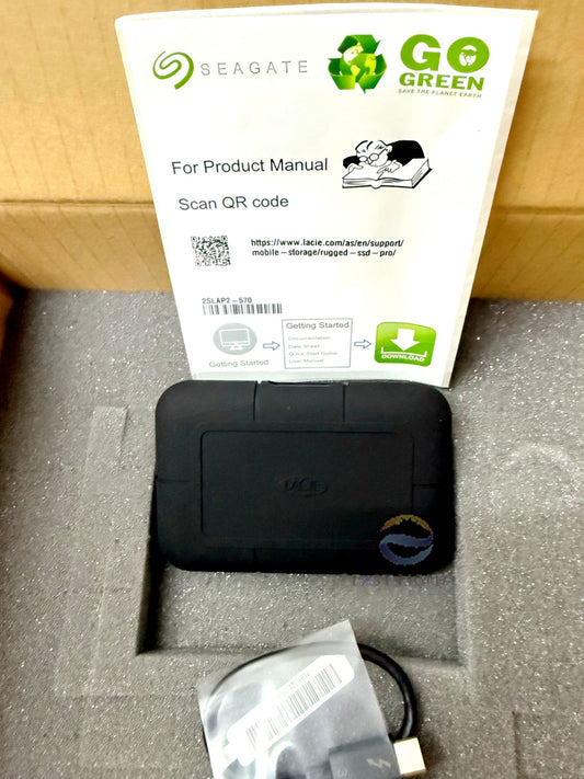 Seagate STHZ2000800 Rugged SSD Pro 2TB 2.5'' USB-C External Solid State Drive