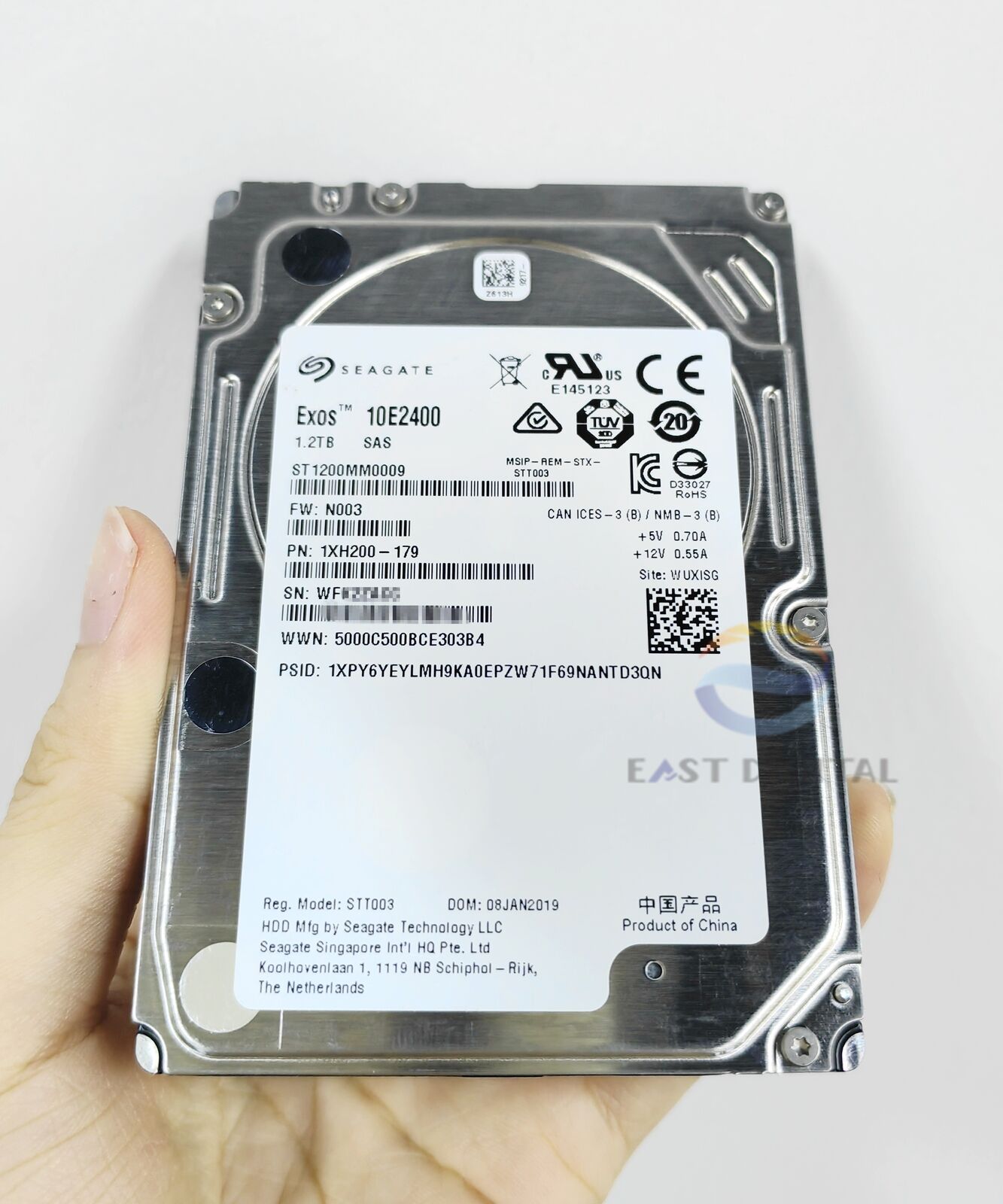 ST1200MM0009 Seagate Exos 10E2400 1.2TB 2.5'' SAS 12Gbs 10K RPM 256MB Hard Drive