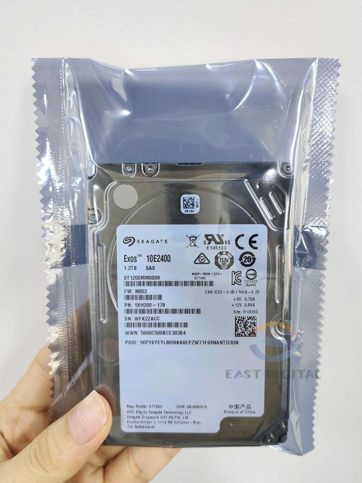 ST1200MM0009 Seagate Exos 10E2400 1.2TB 2.5'' SAS 12Gbs 10K RPM 256MB Hard Drive