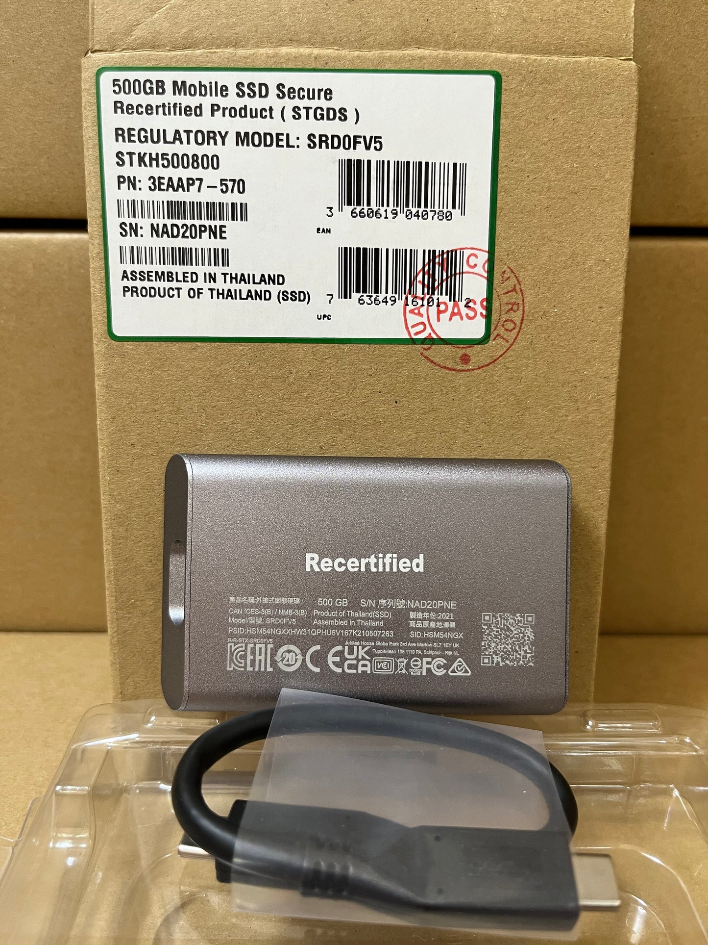 Seagate 500GB 1TB 2TB LaCie Game Xbox One Touch Rugged Mini USB3.0 External SSD