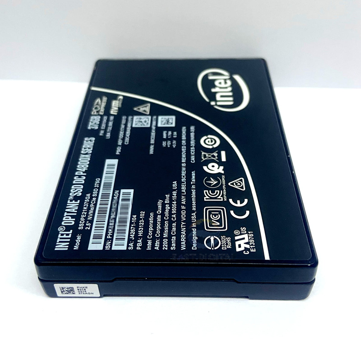 Intel Optane SSD DC SSDPE21K375GA P4800X 375GB PCIe NVMe 2.5" Internal SSD