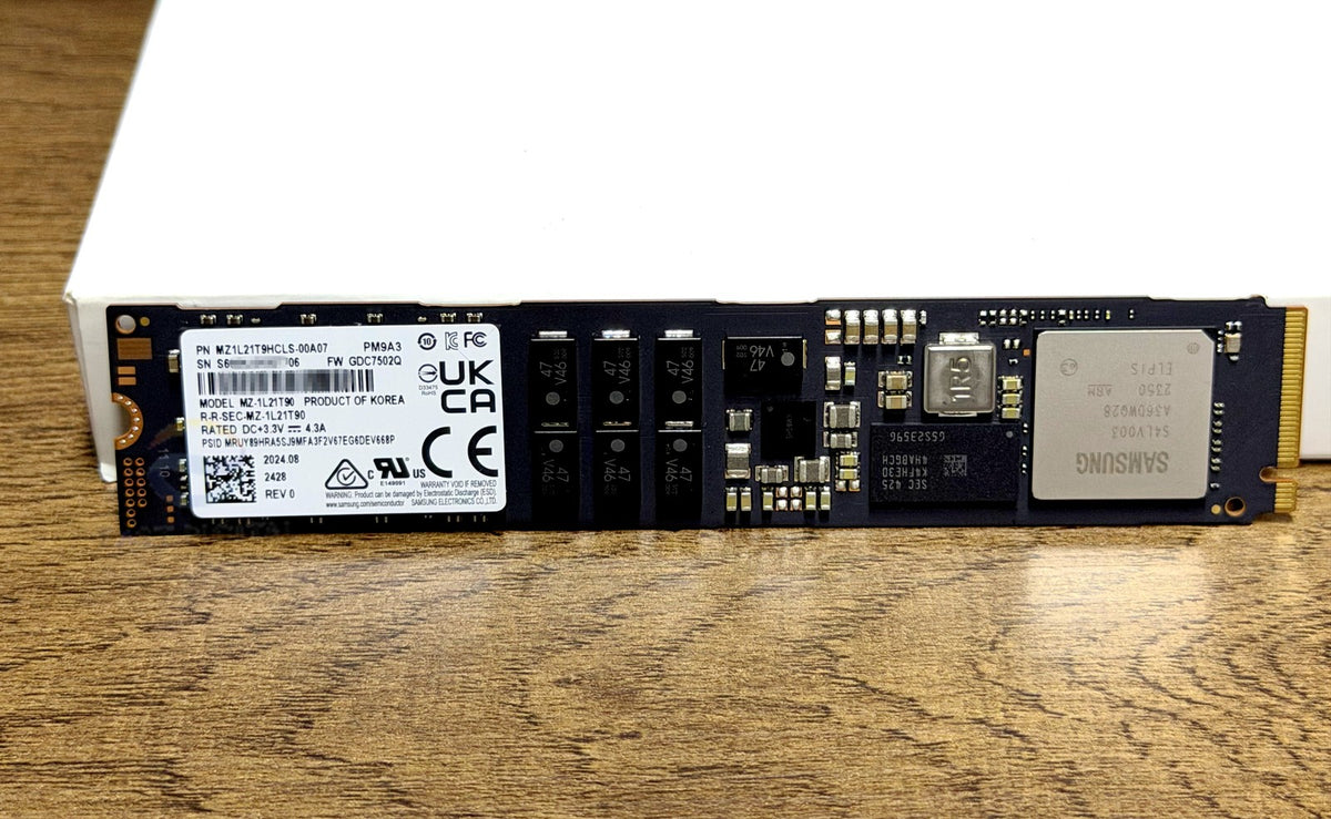 Samsung MZ-1L21T90 PM9A3 1.92TB MZ1L21T9HCLS-00A07 M.2 22110 PCIe Gen4 SSD New