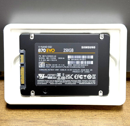 Samsung MZ-77E250 870 EVO 250GB 2.5' SATA 6G MZ7L3250HCJQ Solid State Drive New