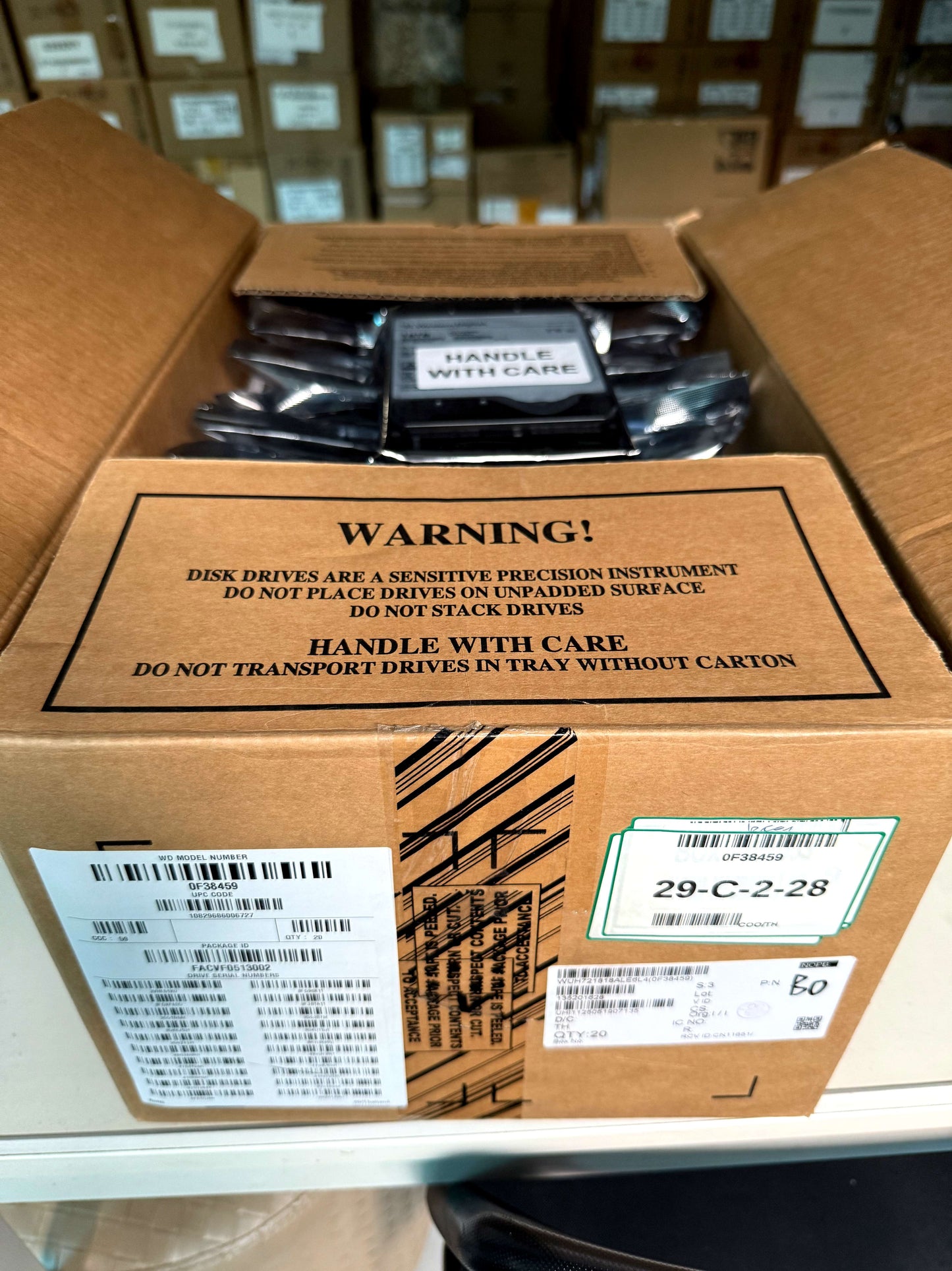 WD Ultrastar 18TB WUH721818ALE6L4 SATA DC HC550 3.5" Enterprise Hard Drive