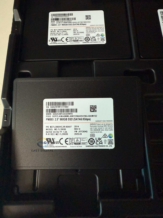 Samsung MZ-7L39600 PM893 960GB 2.5" 7mm SATA 6Gb/s MZ7L3960HCJR-00A07 SSD New